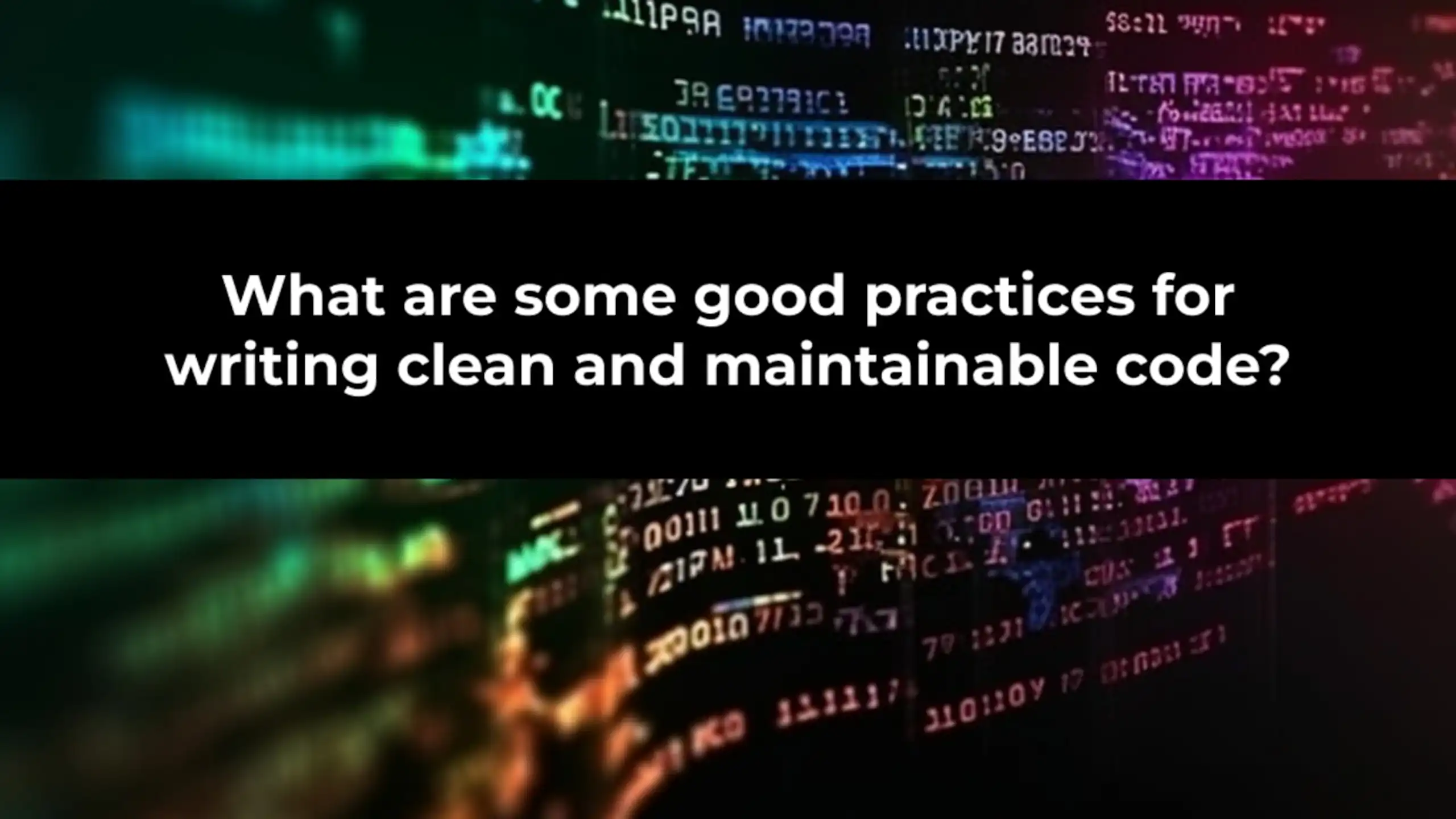10 Essential Practices For Writing Clean and Maintainable Code. image 1